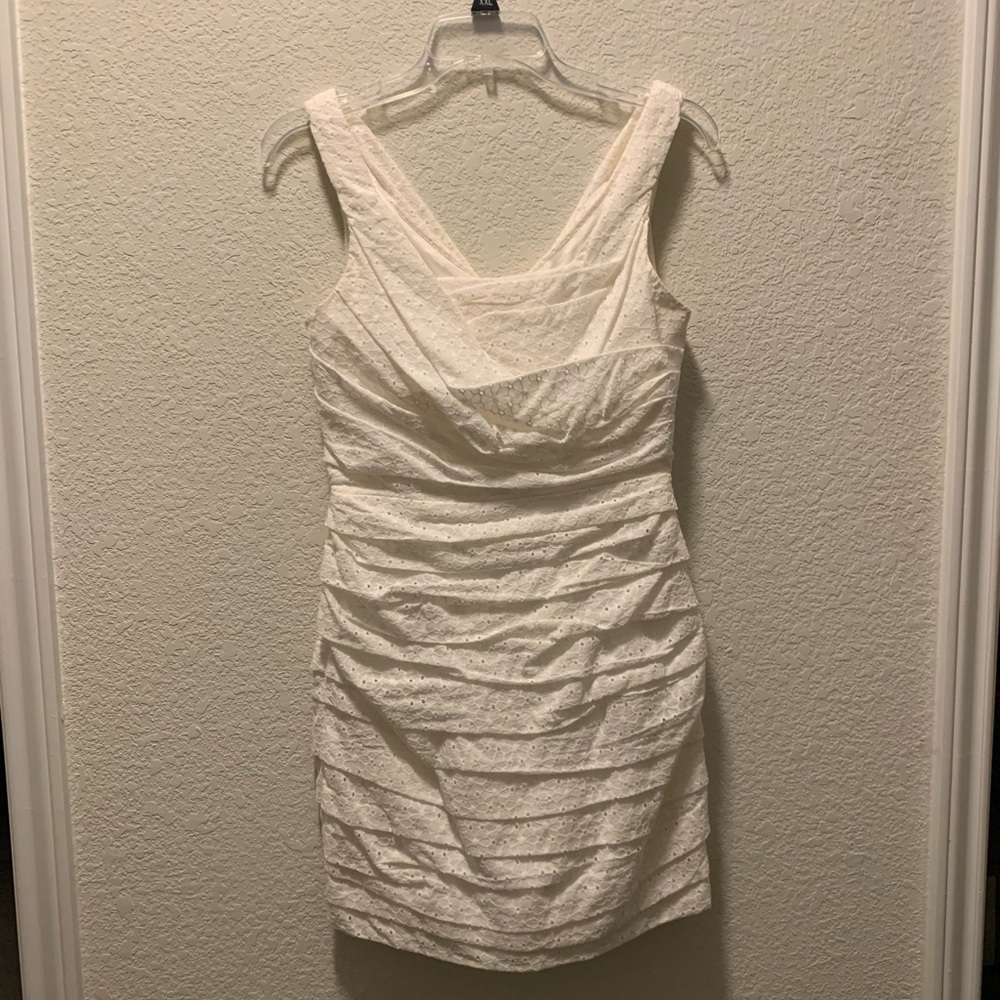 White lace dress